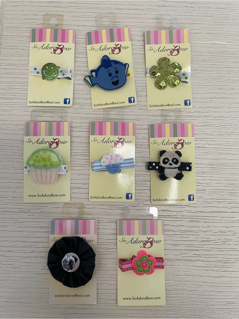 Kids Hair Clip Set — Mixed Colors